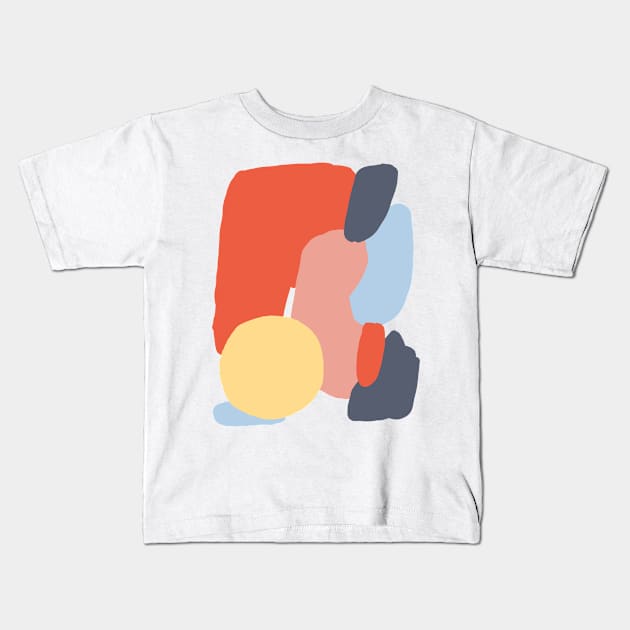 Abstraction Kids T-Shirt by juliealex